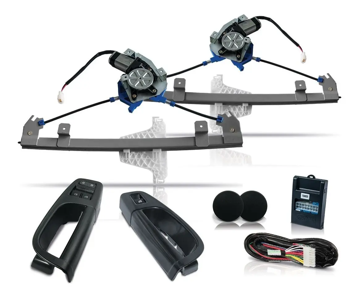 Kit de elevalunas eléctricos delanteros para Gol G5/G6/G7 y Voyage (Smart/One-Touch)