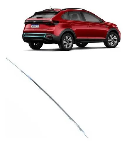 Kit friso cromado Paragolpes trasero Nivus 2021 - 2024
