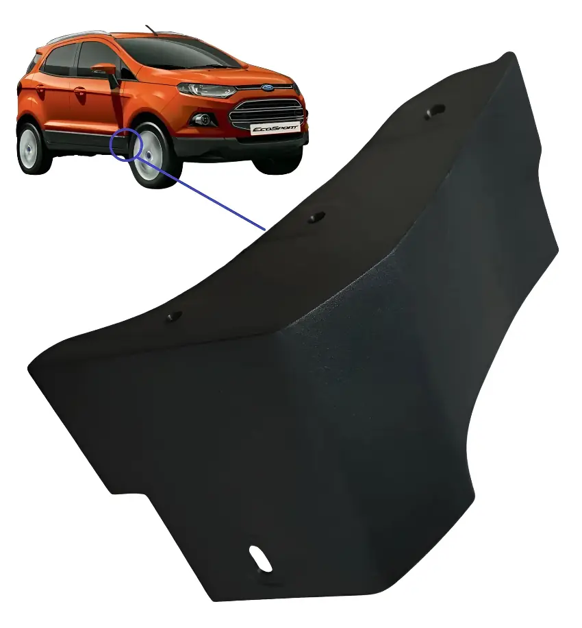 Moldura Guardabarros Inferior Derecha Ecosport 2013 Al 2021 Gris Oscuro Derecha