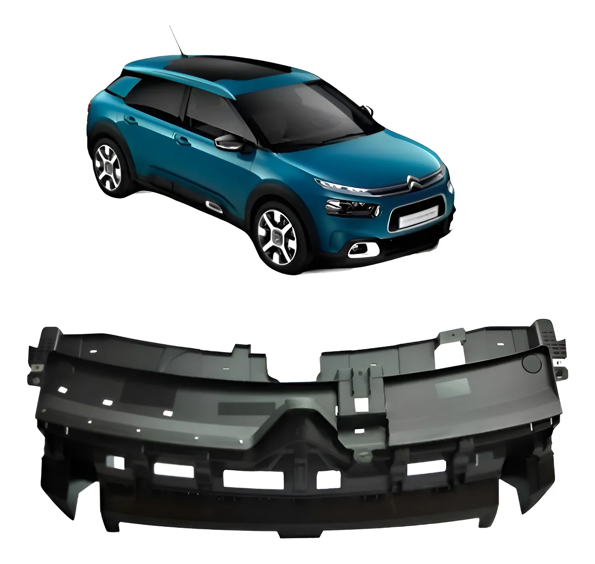 Careta superior de Radiador Radiador - Citroen C4 Cactus