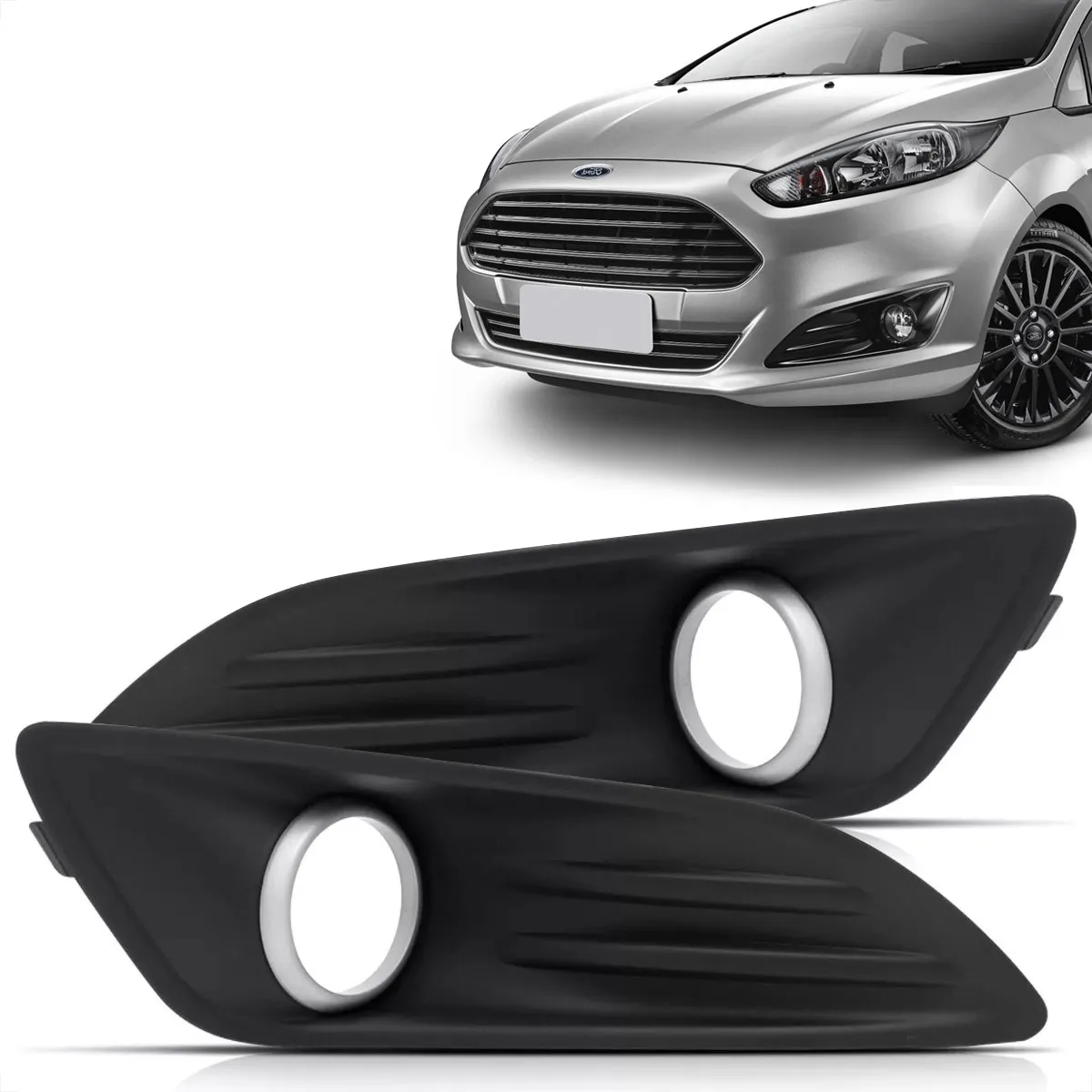 Rejilla para faros antiniebla para el nuevo Fiesta 2014 2015 2016 2017