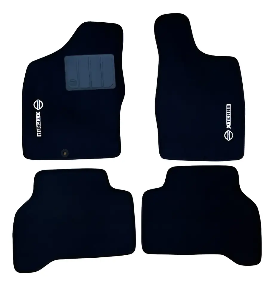 Juego de alfombras de 5 mm para Nissan X-terra 2003, 2004, 2005, 2006 a 2008, color negro