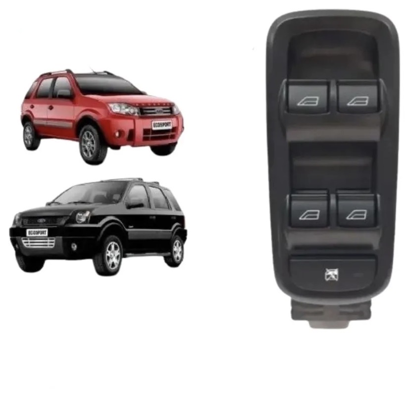 Pulsador Elevalunas Electrico Cuádruple Ecosport 14 A 17
