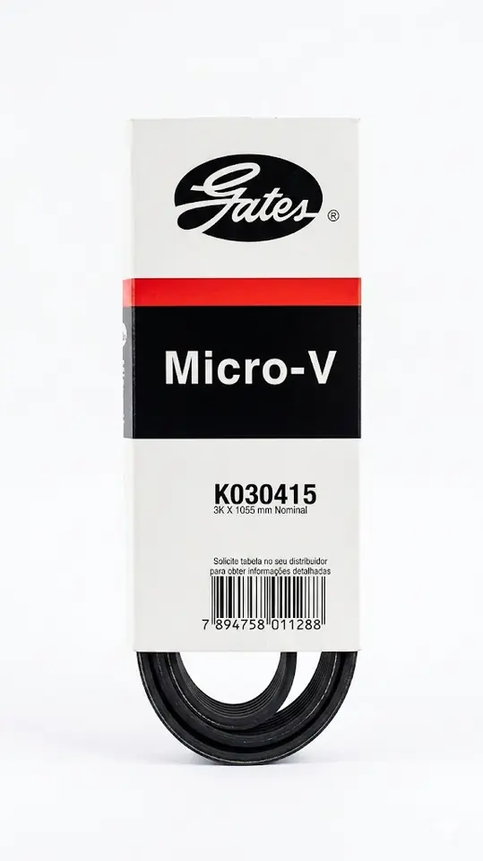 Correa de Accesorios Gates Micro-V K030415 / 3PK1055