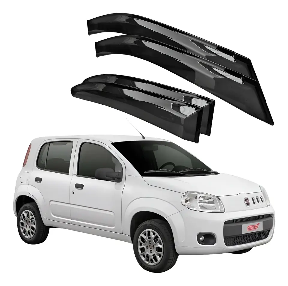Goteros Deflectores de Lluvia Fiat Nuevo Uno Attractive, Way, Drive y Otros 4 Puertas 2011 a 2020 – TG Poli