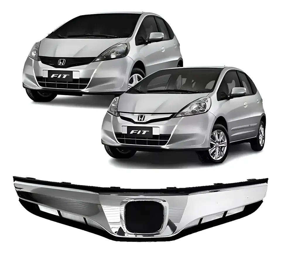 Rejilla del radiador honda fit 2012 2013 2014 2015 con moldura cromada
