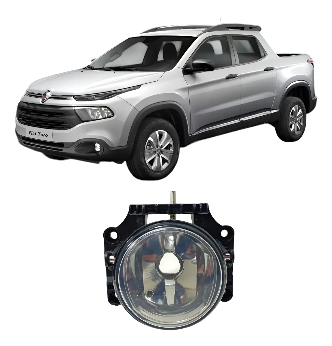 Farol auxiliar caminero Toro 2017 A 2021 Lente Vidrio
