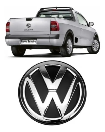 Emblema Logo VW Saveiro G5 G6 2010 2011 2012 2013 2014 Tapa trasera
