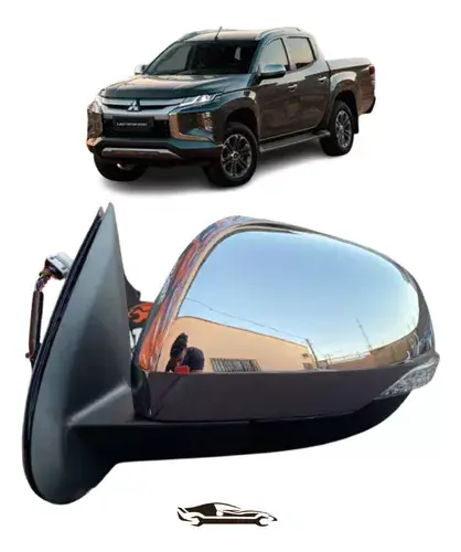 Retrovisor izquierdo cromado L200 Triton 2021 2022 2023 Orig