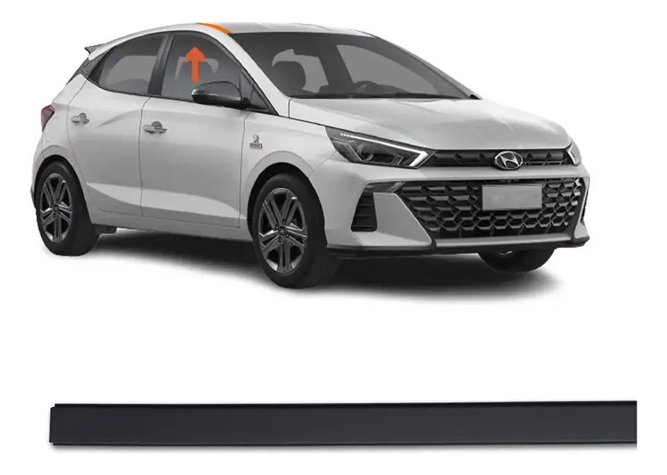 Moldura Techo Hb20 Hatch 2020 Hasta 2024 Original Lado Derecho