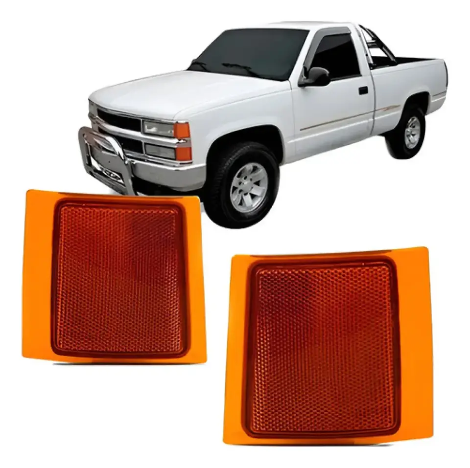Pareja faro delantero ámbar silverado 1993 al 2004