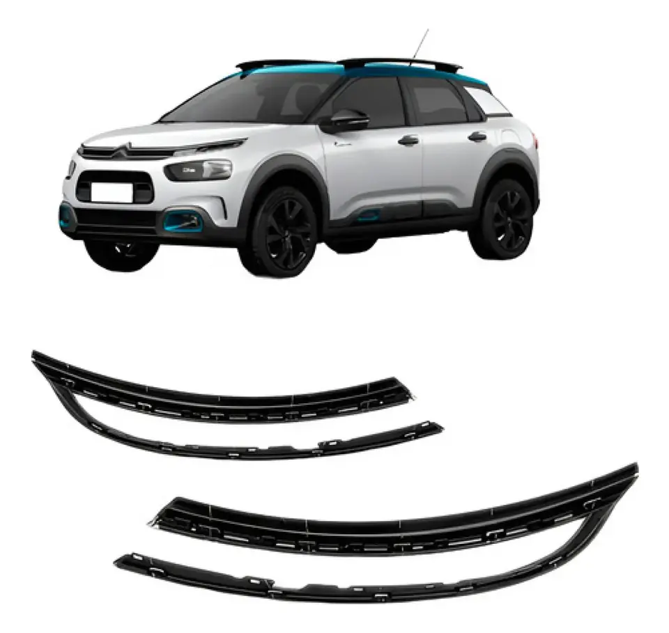 Par Friso Farol C4 Cactus Feel 2019 A 2022 S/moldura Cromada Sem Moldura Cromada