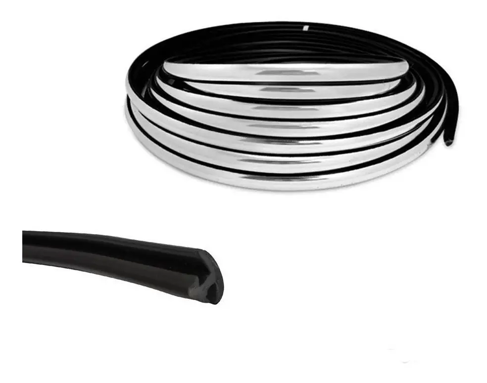 Kit de molduras de parachoques cromadas para Chevette SL/SLE (1983–1994) – 7 metros