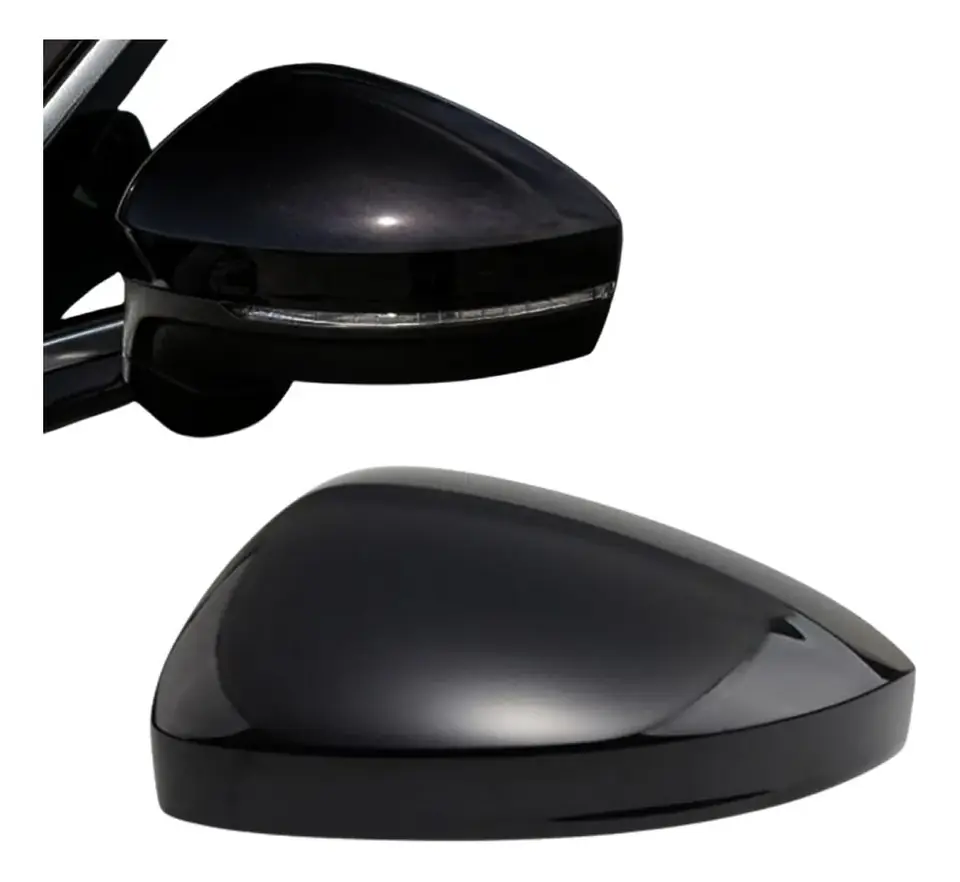 Cubierta de espejo retrovisor negra para VW Tiguan 2018 2019 2020 2021 lado izquierdo