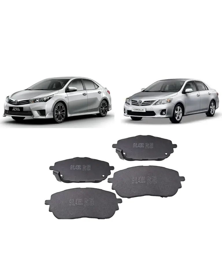 Juego de pastillas de freno delanteras Speed ​​Brake — Toyota Corolla 1.8L y 2.0L (modelos 2014-2019)