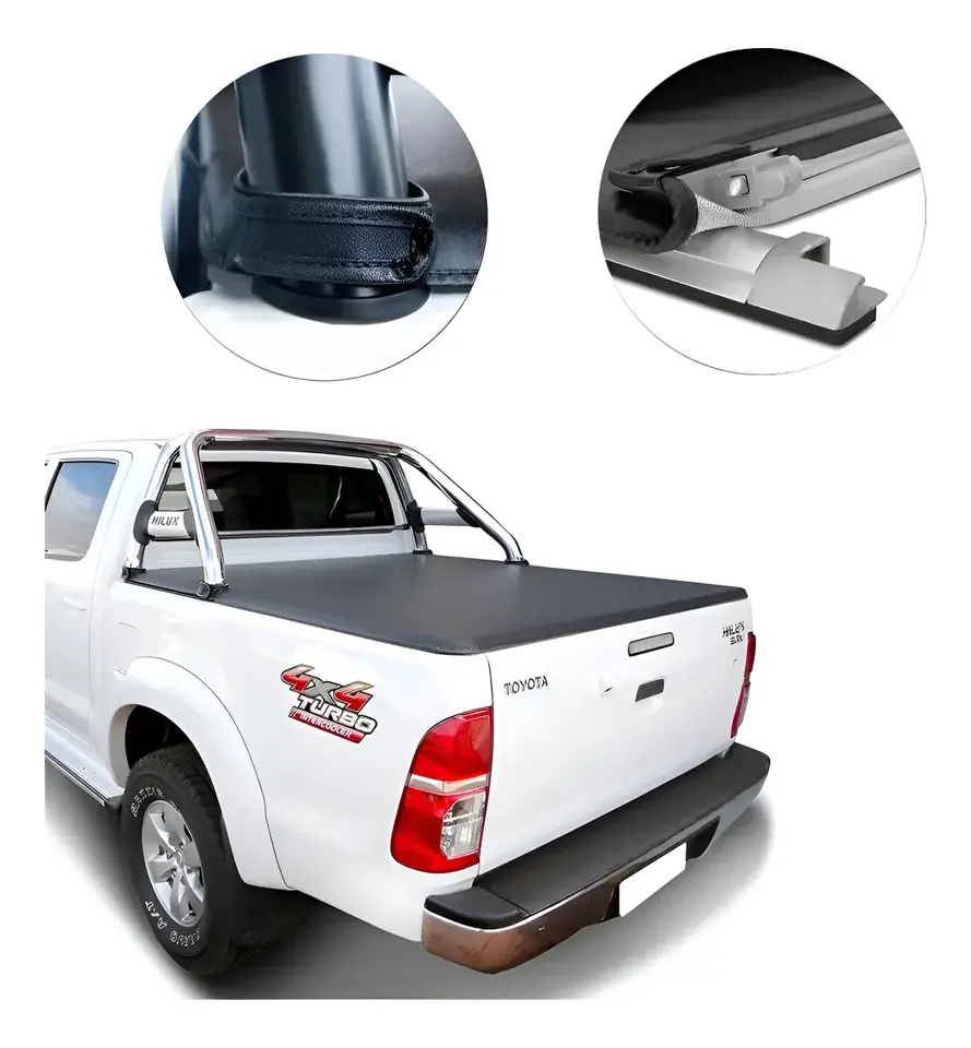 Capota Maritima Hilux Cd 2009 2010 2011 2012 C/ barra