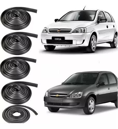 Kit Retenes Gomas 4 Puertas Maletero Corsa frente Montana