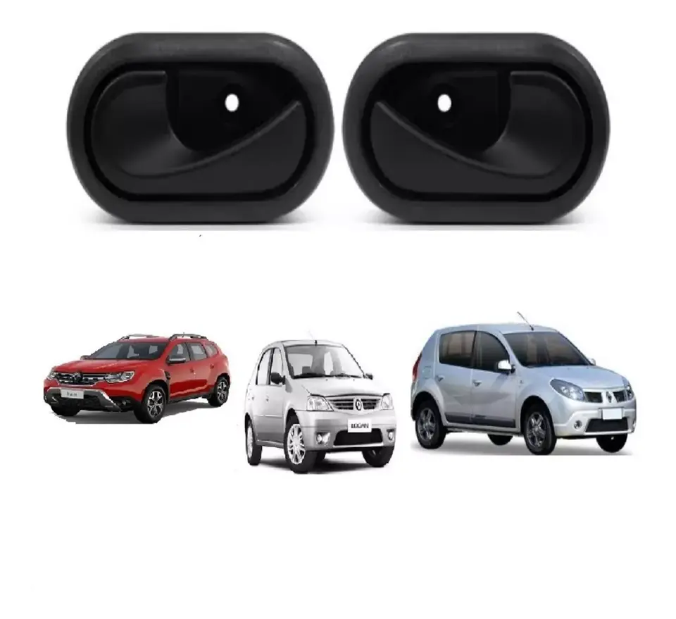 Par Manija De Puerta Interior Negra Sandero , stepway 2011 2012 2013 2014