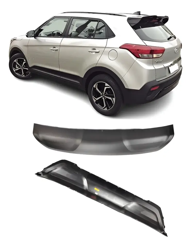 Moldura Paragolpes Trasero Creta 2019 2021 Gris