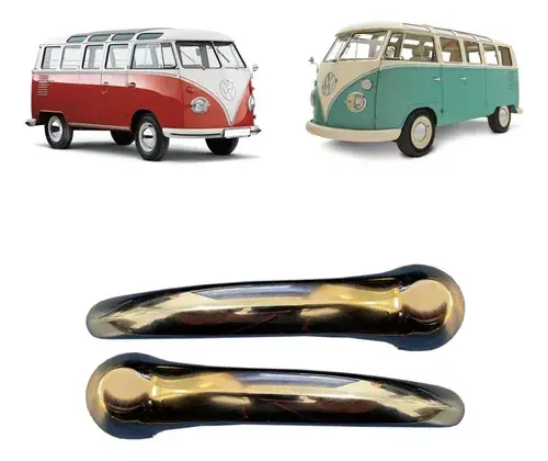 Par de tiradores de puerta interiores Kombi Owl hasta 97, metal cromado