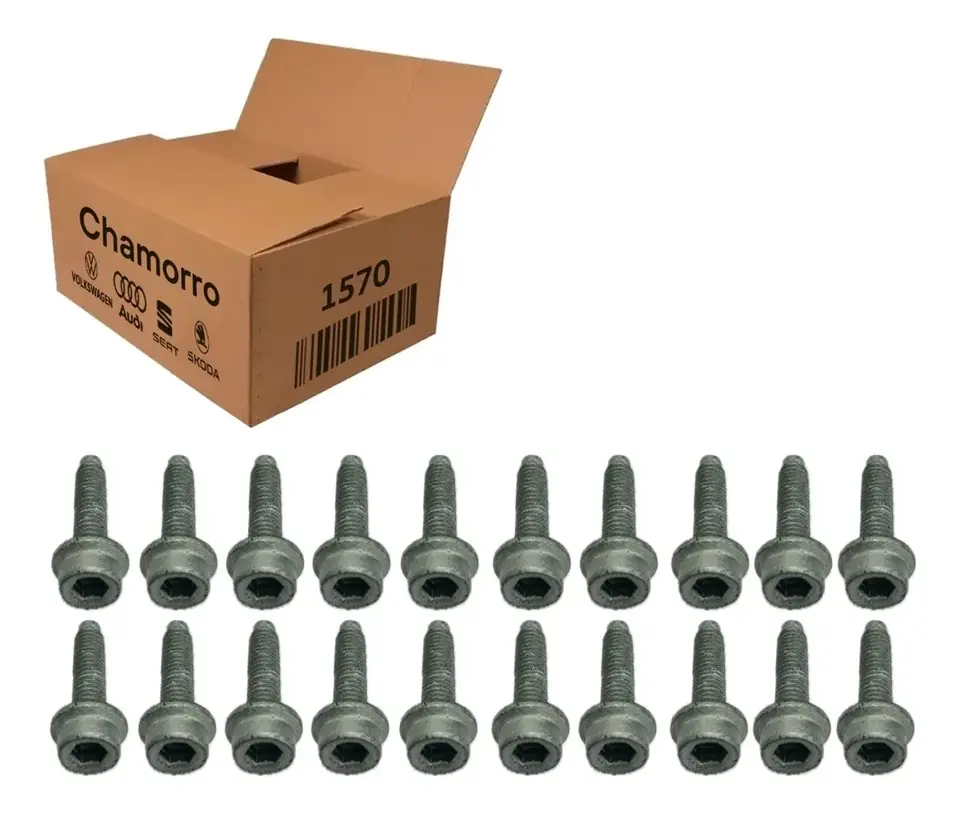 Kit 20 Tornillos Semi-Cárter Gol Voyage Saveiro G5 G6