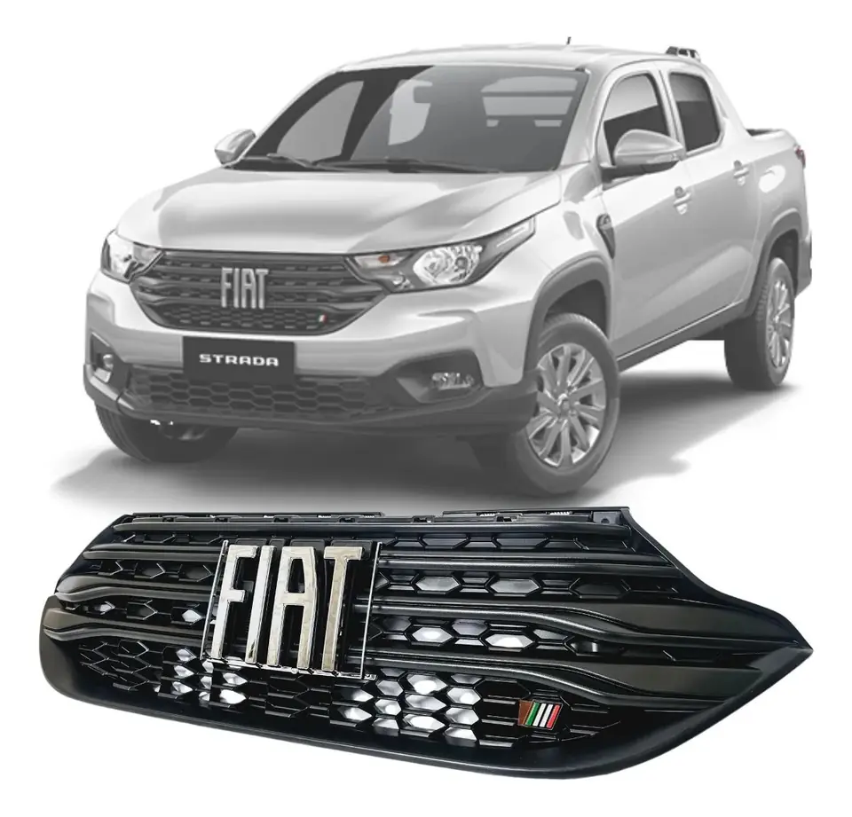 Parrilla del radiador Fiat Strada 2020 2021 2022 2023 Original Completo