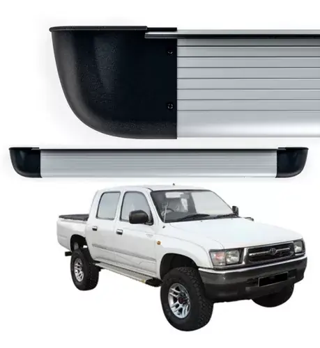 Estribo lateral de aluminio Toyota Hilux Double 1993 a 2004