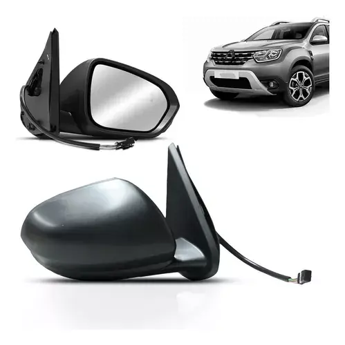 Espejo Retrovisor Eléctrico con Sensor de Punto Ciego Duster 2021 a 2023