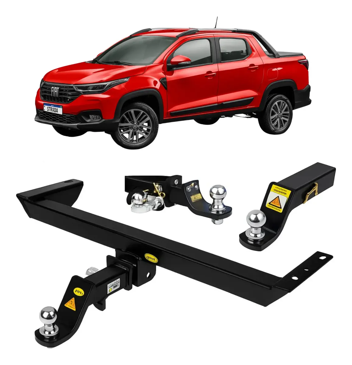 Enganche Nova Strada 2021 2022 2023 2025 Rabicho 1000kg Refuerzo