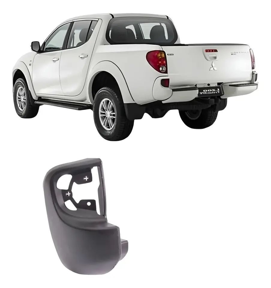 Tapa del guardabarros trasero para L200 Triton 2008 a 2016 (Plástico)