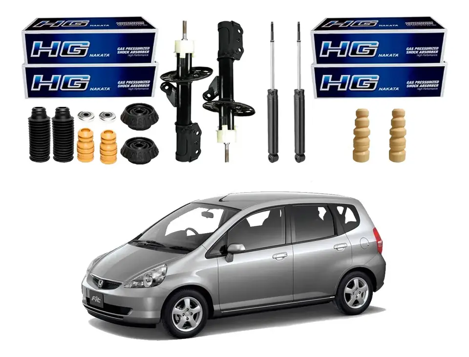 Kit de amortiguadores delanteros y traseros originales Honda Fit 2005