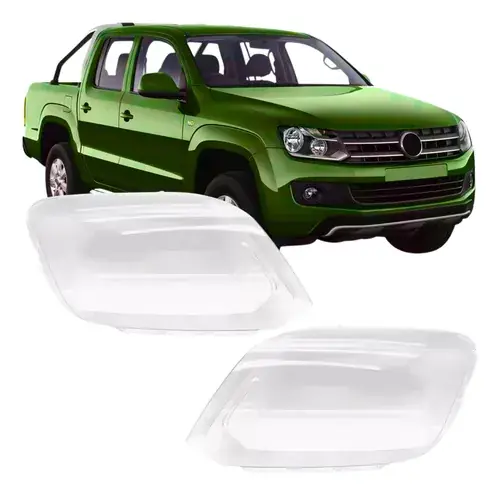 Par de lentes de faros delanteros principales Amarok 2010 2011 2012 2013 a 2016