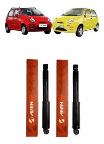 Par de amortiguadores traseros Chery Qq 2011 2012 2013
