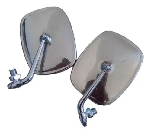 Par  Retrovisor  Kombi De Metal Inox 76 AL 97