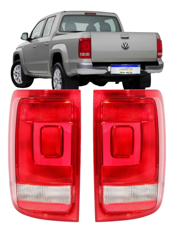 Farol Trasero Vw Amarok 2010 2011 2012 2013 2014 A 24 Bicolor