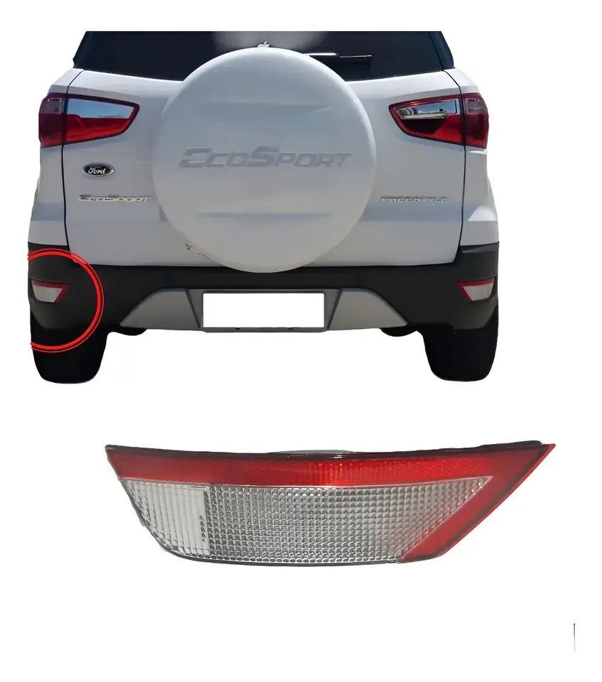 Reflector de luz de parachoques Ecosport 2017 2018 2019 2020 21