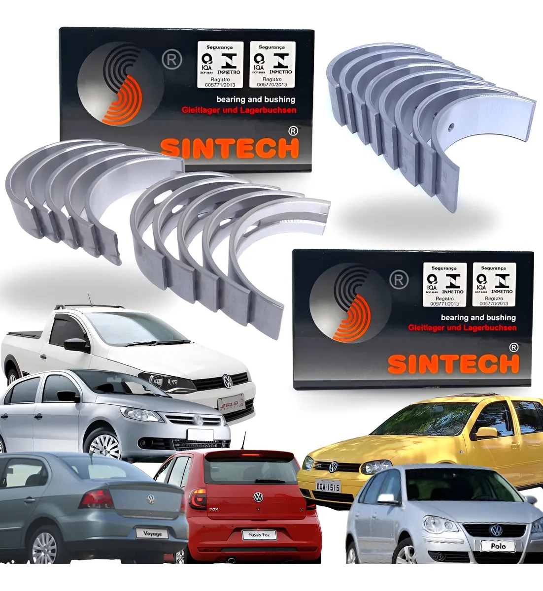 Kit Metales Biela Y  Bancada Vw Gol Fox Voyage 1.6 8v Ea111