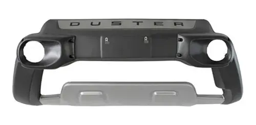 Parachoques marrón con orificio para faros antiniebla del Renault Duster Oroch 2019
