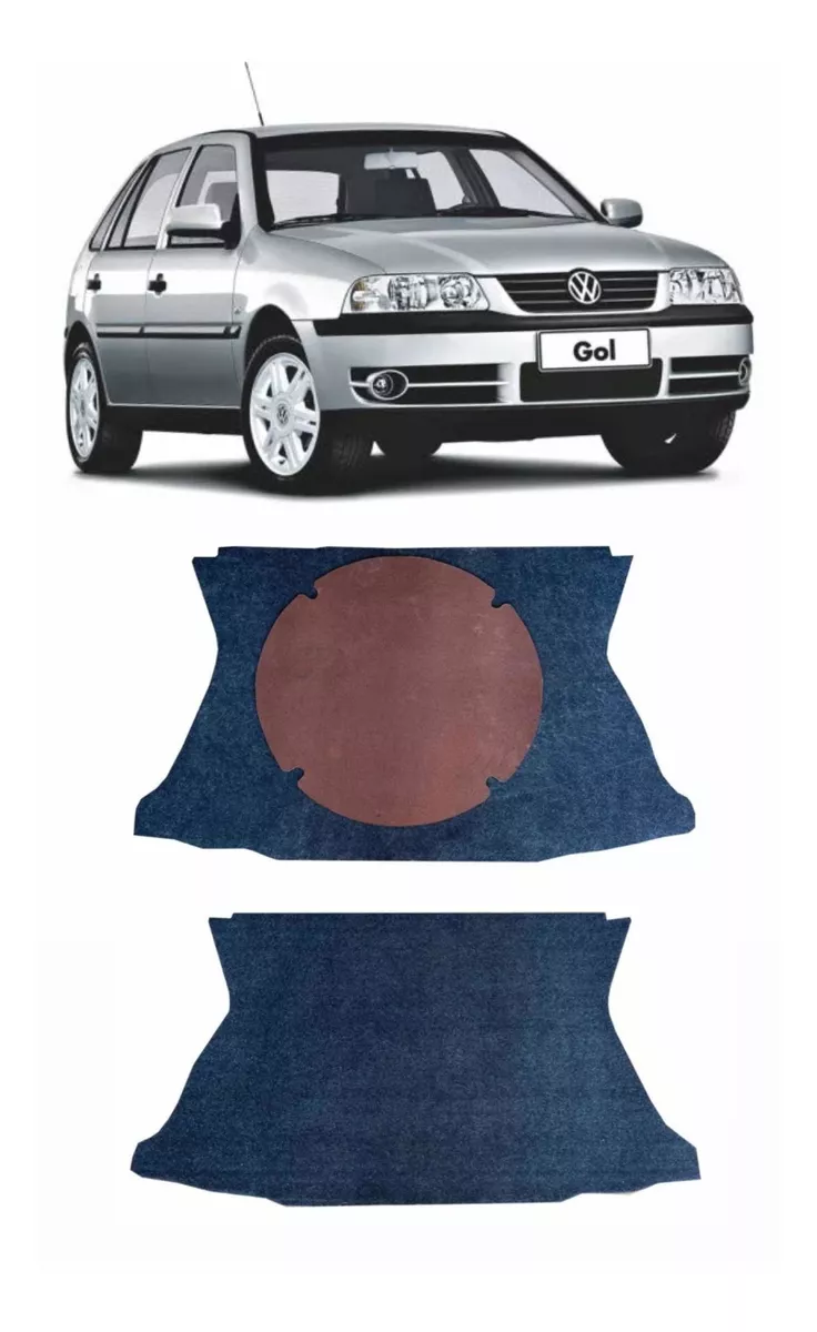 Moquete de maletero con refuerzo para auxiliar VW Gol G2 G3