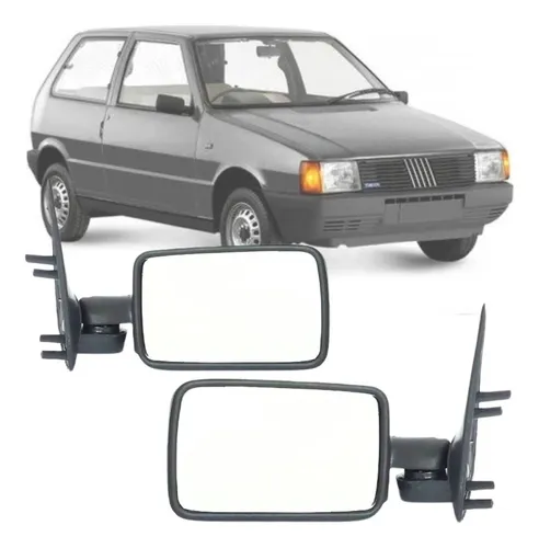 Par de Retrovisores fijo para Fiat Uno 1985 a 1991 – Calidad y Estilo Original