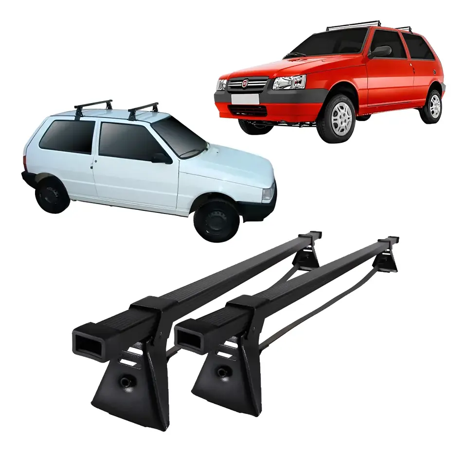 Portaequipajes de acero para Fiat Uno Mille de 2 puertas (1995-2013)
