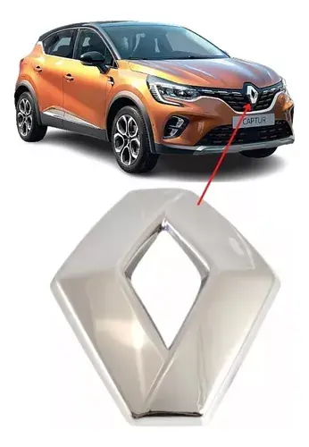 Emblema de la parrilla delantera Renault Captur 2018 2019 hasta 2020