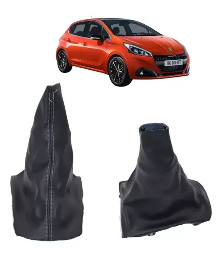 Funda palanca de cambios  Peugeot 208 2014 2015 2016 2017 18 A 2020 Negro