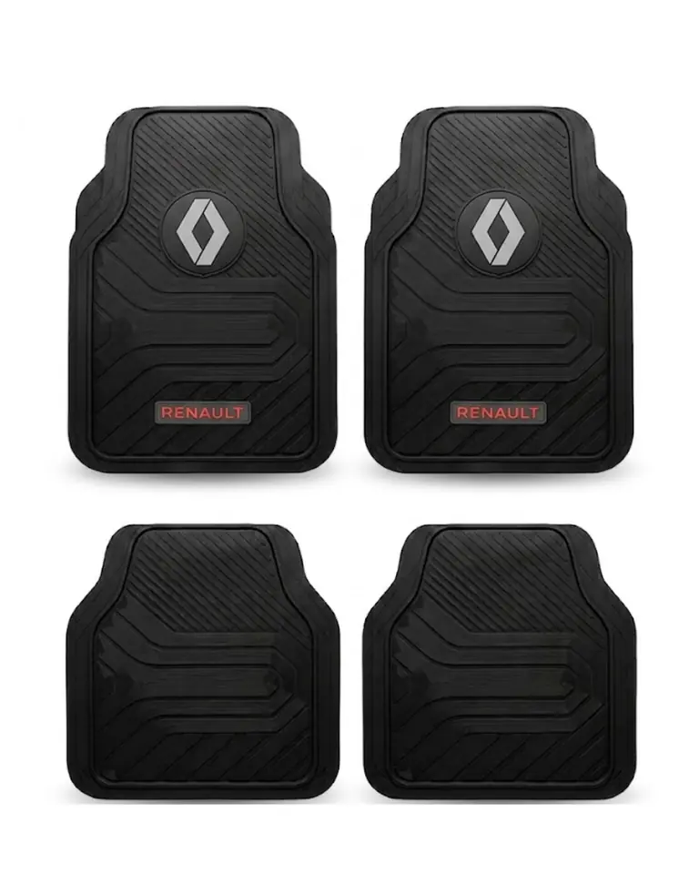 Juego de Alfombras de Goma Universales - Renault (Línea Clásica / Moderna)