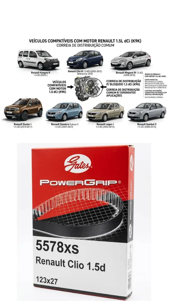 Correa de Distribución Gates 5578XS (PowerGrip®)