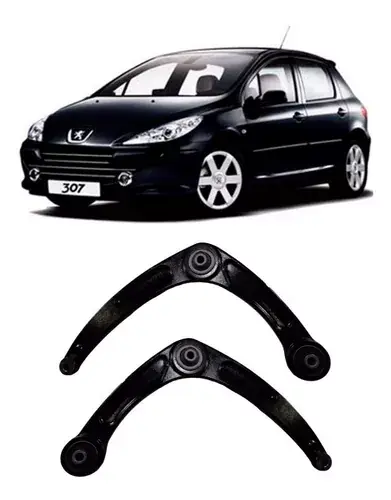 Par de Bandeja S/pivote Peugeot 307 2002 2003 2004 2005