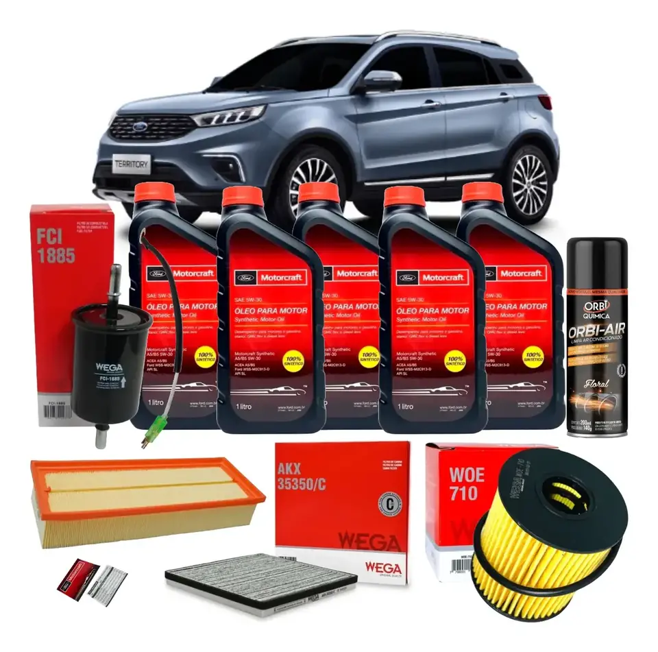 Kit Cambio Aceite Motorcraft Nuevo Ford Territory 1.5 Turbo 2023