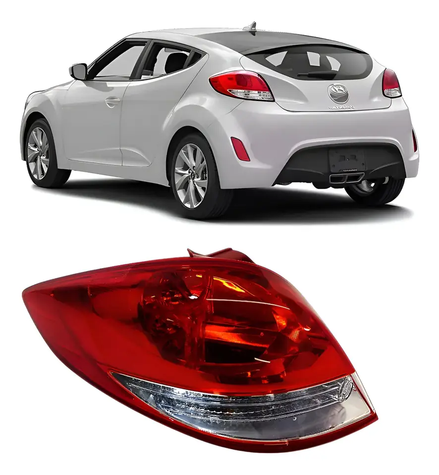 Luz Trasera Veloster 2011 2012 2013 2015 Izquierda Conductor Rojo