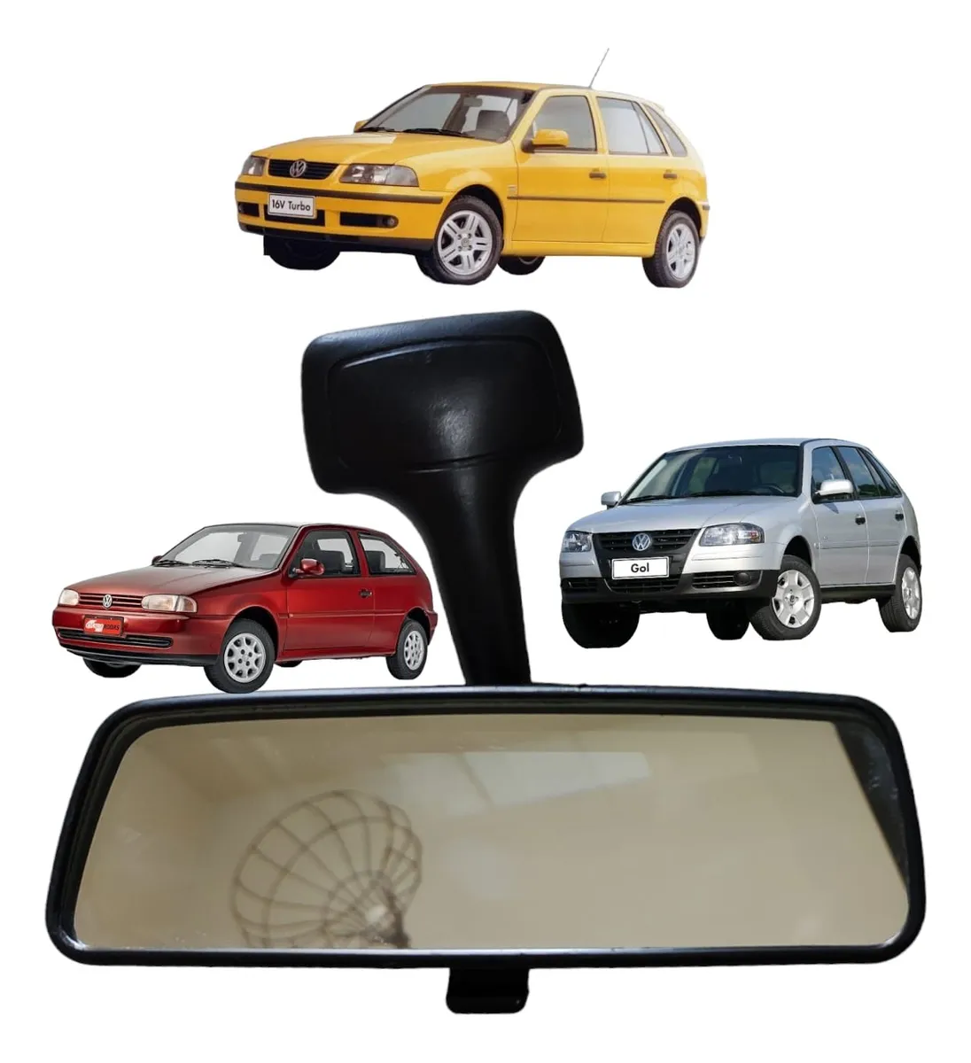 Retrovisor Interno Gol G2 G3 G4 Parati Saveiro Original