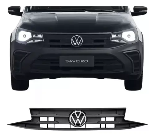 Rejilla Delantera Radiador Saveiro G8 2024 2025 Con + Emblema